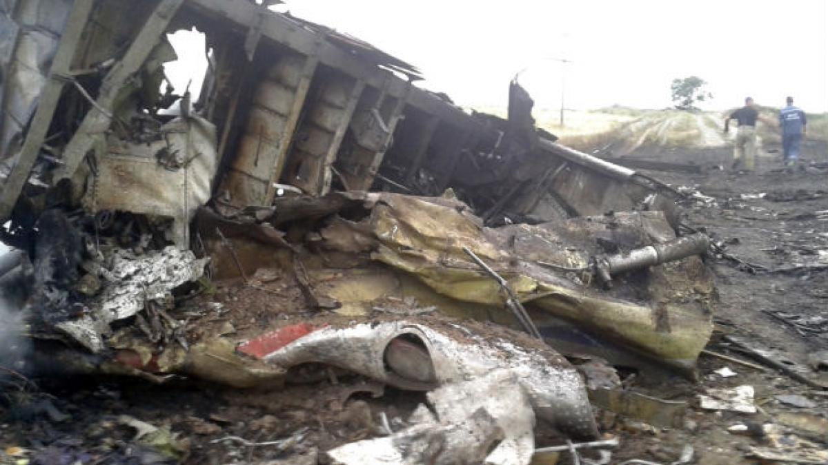 A fost descoperită şi a doua cutie neagră a avionului Malaysian Airlines prăbuşit în Ucraina