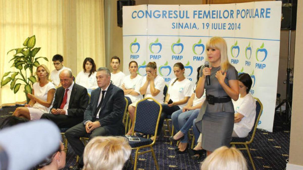 Elena Udrea despre PMP: Suntem un partid de Băsişti