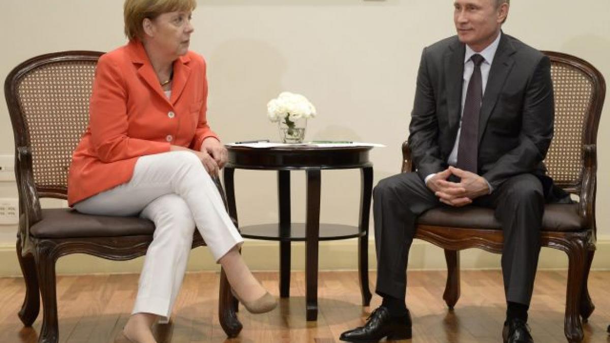 Merkel şi Putin, plan secret pentru a pune capăt crizei din Ucraina