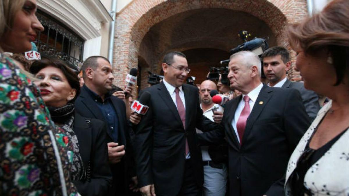 Ponta îl felicită pe Oprescu pentru toate lucrurile bune pe care le-a făcut pentru oraş