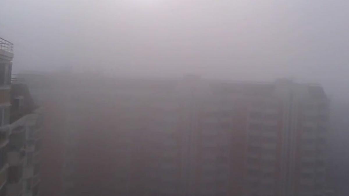 Nor toxic MISTERIOS deasupra Moscovei (VIDEO)