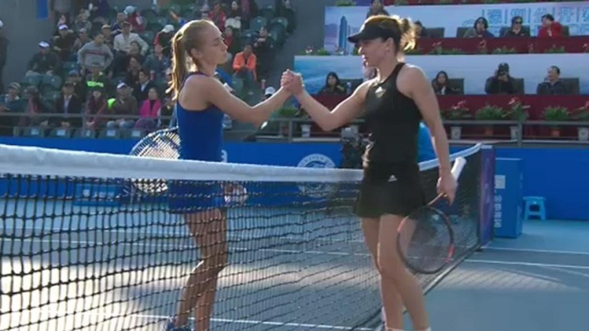 Simona Halep, în semifinalele de la Shenzhen! Românca a învins-o sârboaica Aleksandra Krunic în două seturi