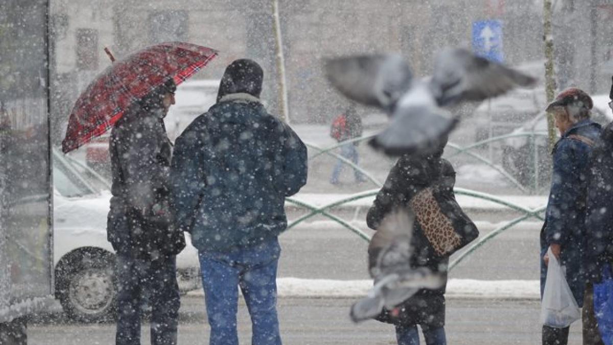 Ninsori şi vânt puternic în toată ţara. Vezi prognoza meteo