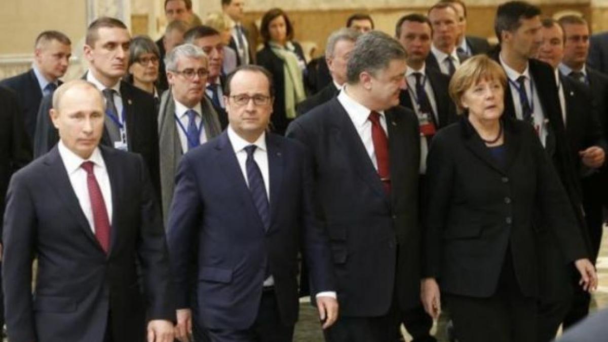 ACORD DE PACE la Minsk. Putin a a fost de acord cu încetarea focului în Ucraina din 15 februarie