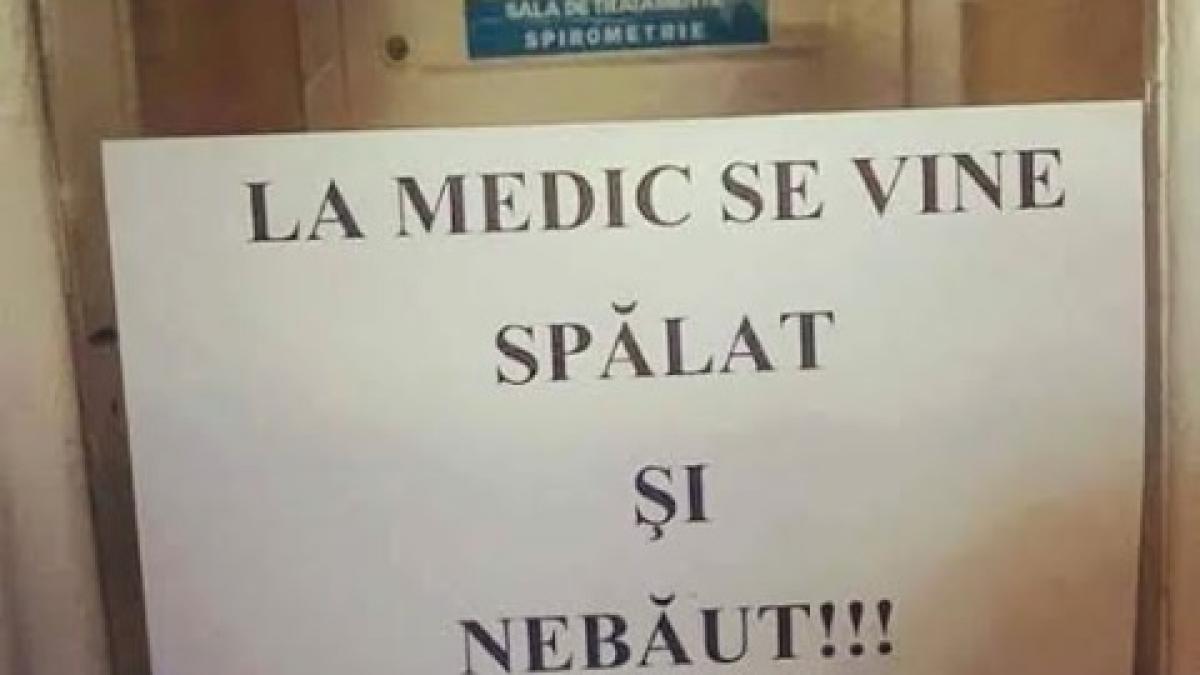 DEZ(ILUZIA) ZILEI. Medic fără carafă