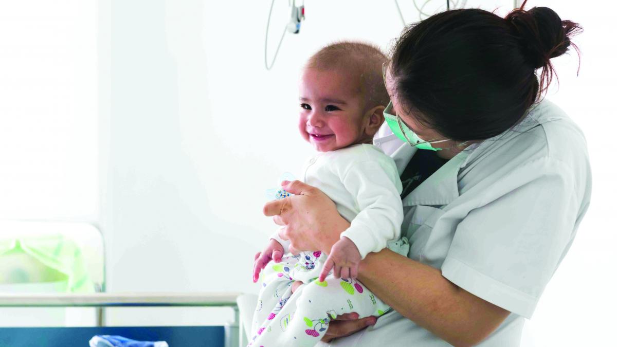 Transplant de celule stem la un bebeluş