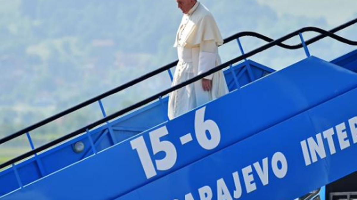 Papa Francisc se află în vizită la Sarajevo