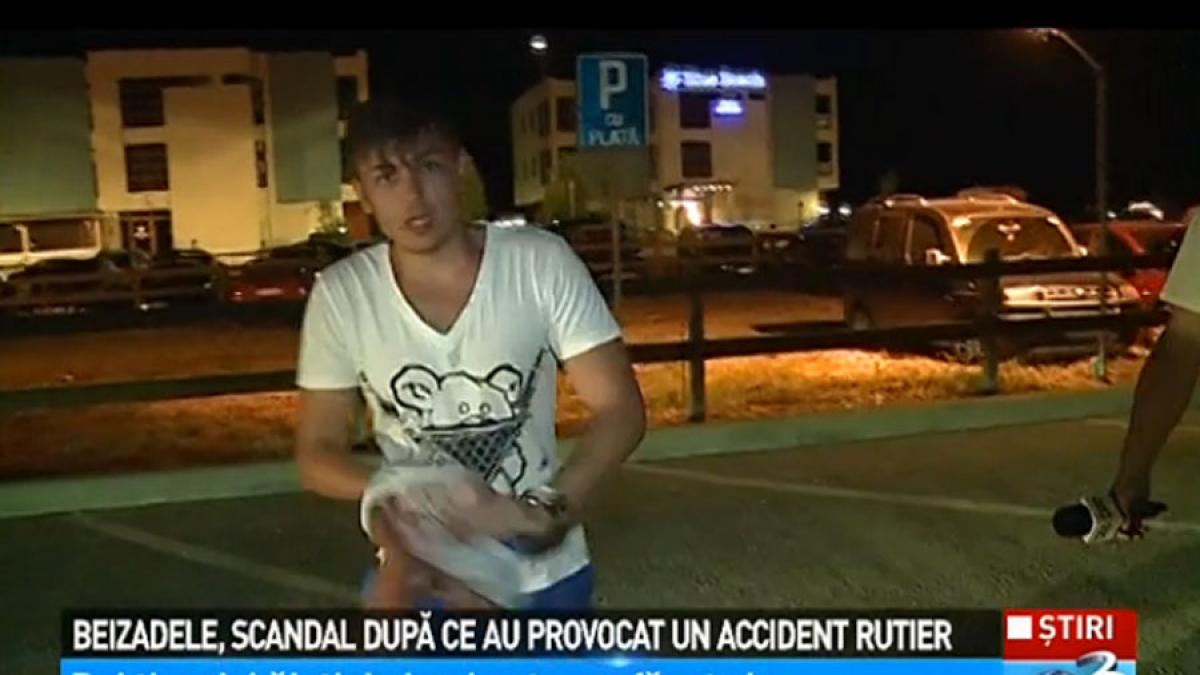 "Circ" în Mamaia, după ce două beizadele au provocat un accident rutier