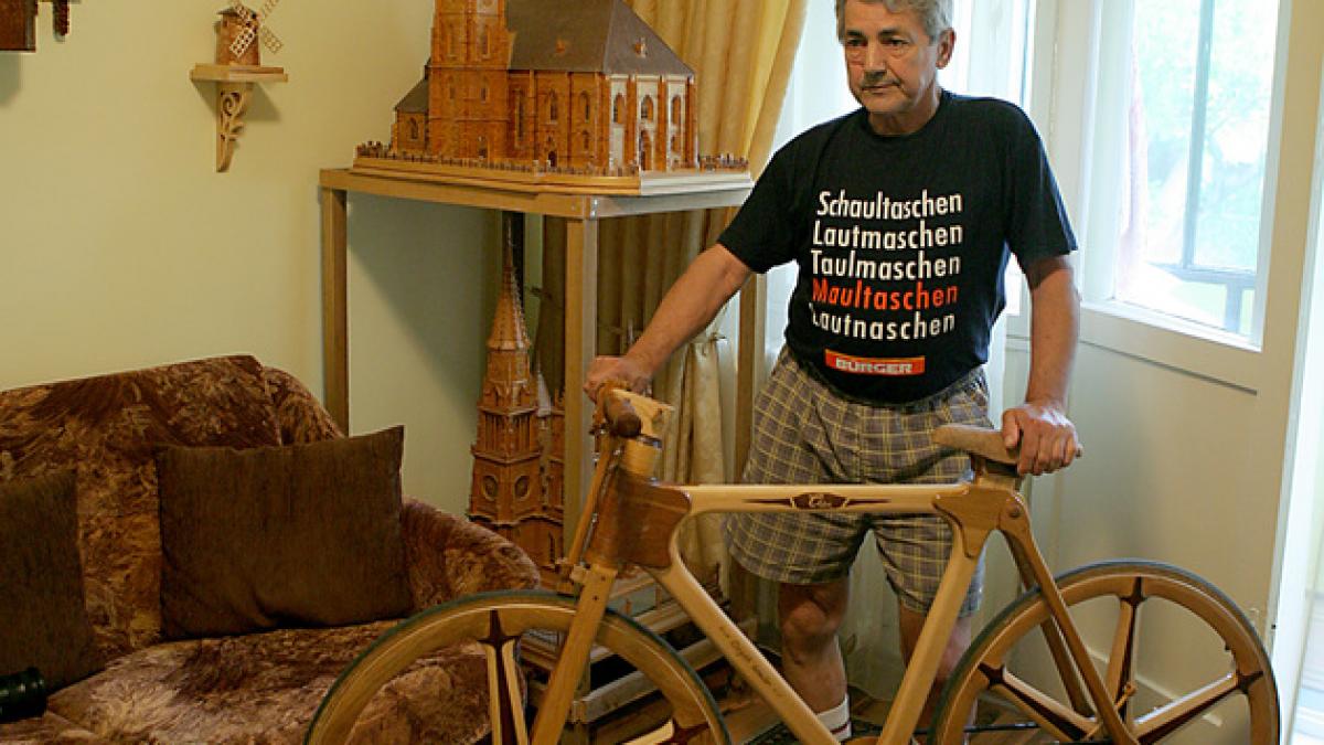 MEȘTERUL de biciclete din lemn și RECORDUL lui ABSOLUT