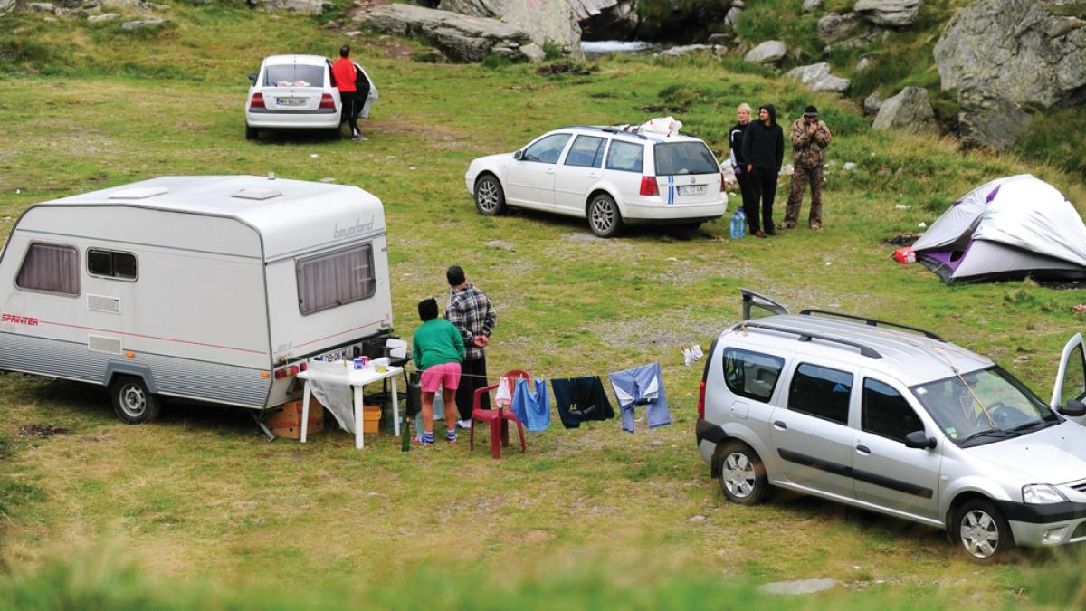 Vacanţă în camping 