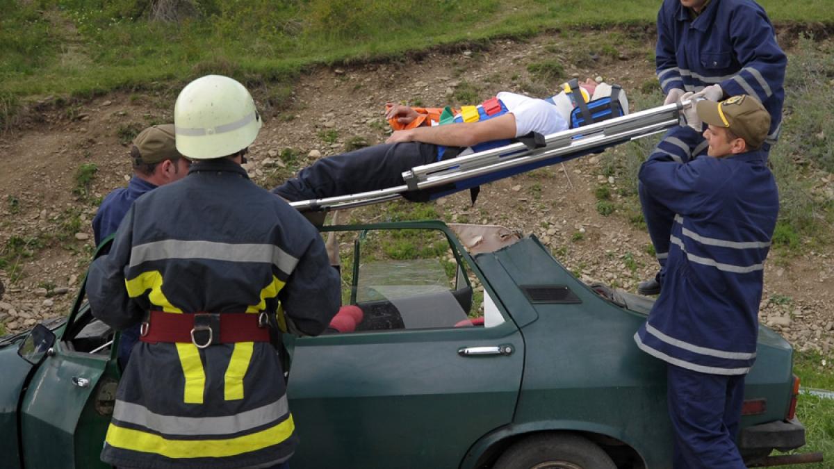 ACCIDENT GRAV pe un drum montan din Borşa