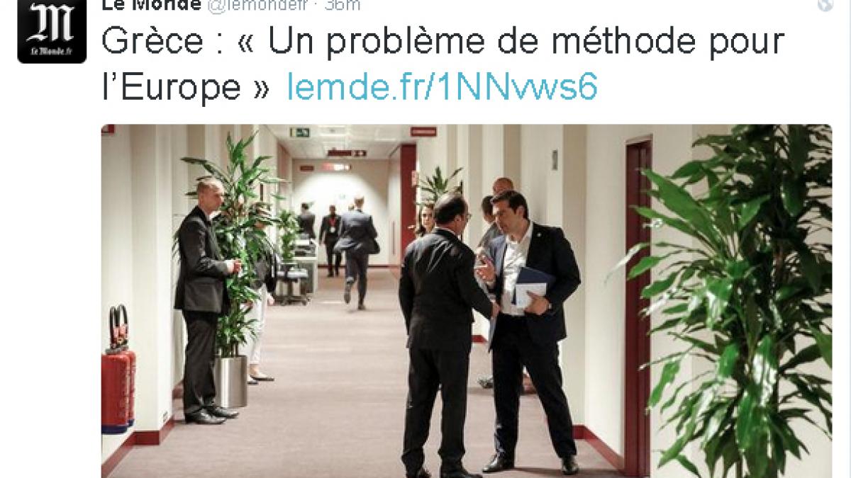 Grecii au depus o cerere oficială pentru un acord de împrumut