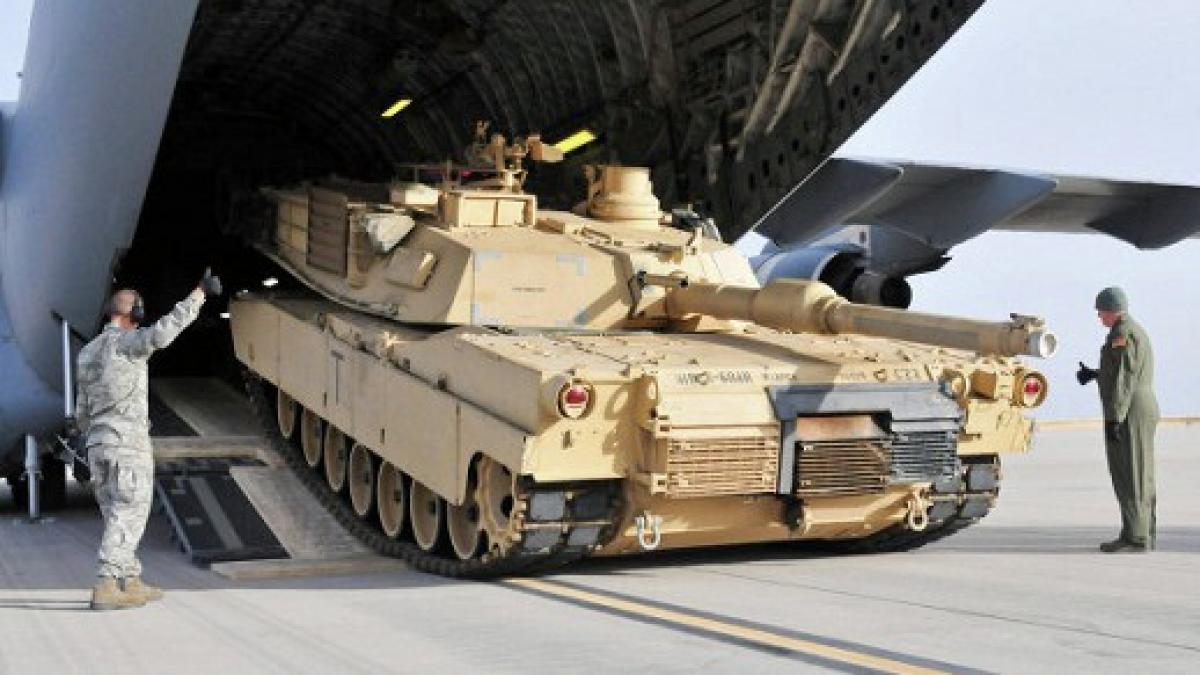Tancuri Abrams americane in Bulgaria
