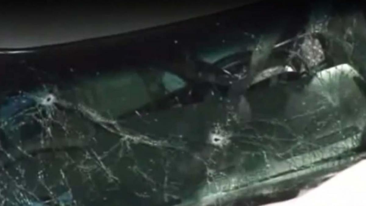 VIDEO - SCENE ca de RĂZBOI pe o autostradă din SUA
