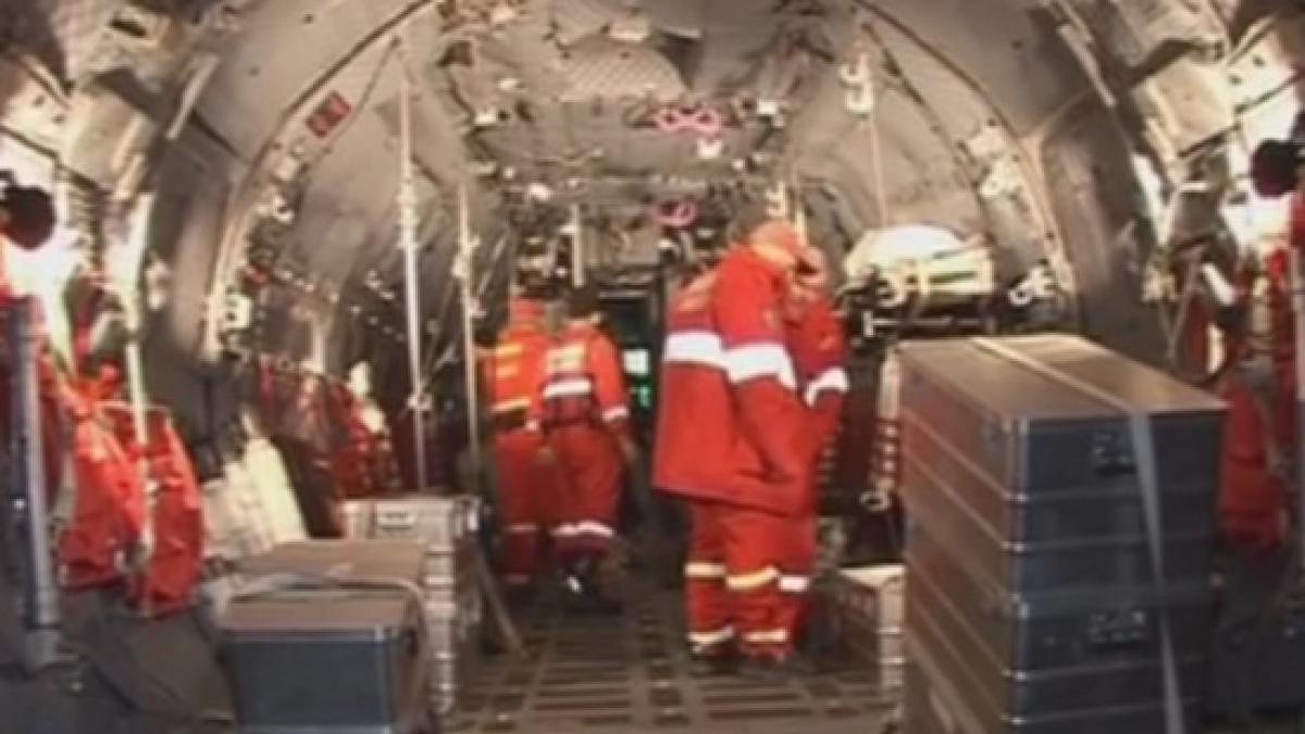 imagini din avionul care i a transportat pe ranitii din colectiv