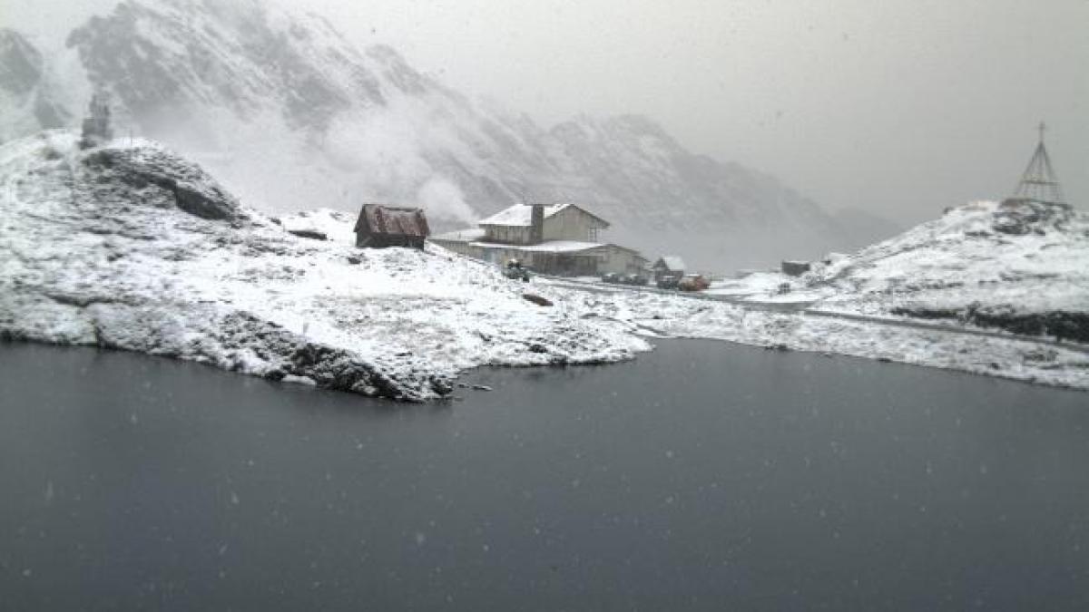 NINSOARE abundentă, la Bâlea Lac! VEZI IMAGINI LIVE