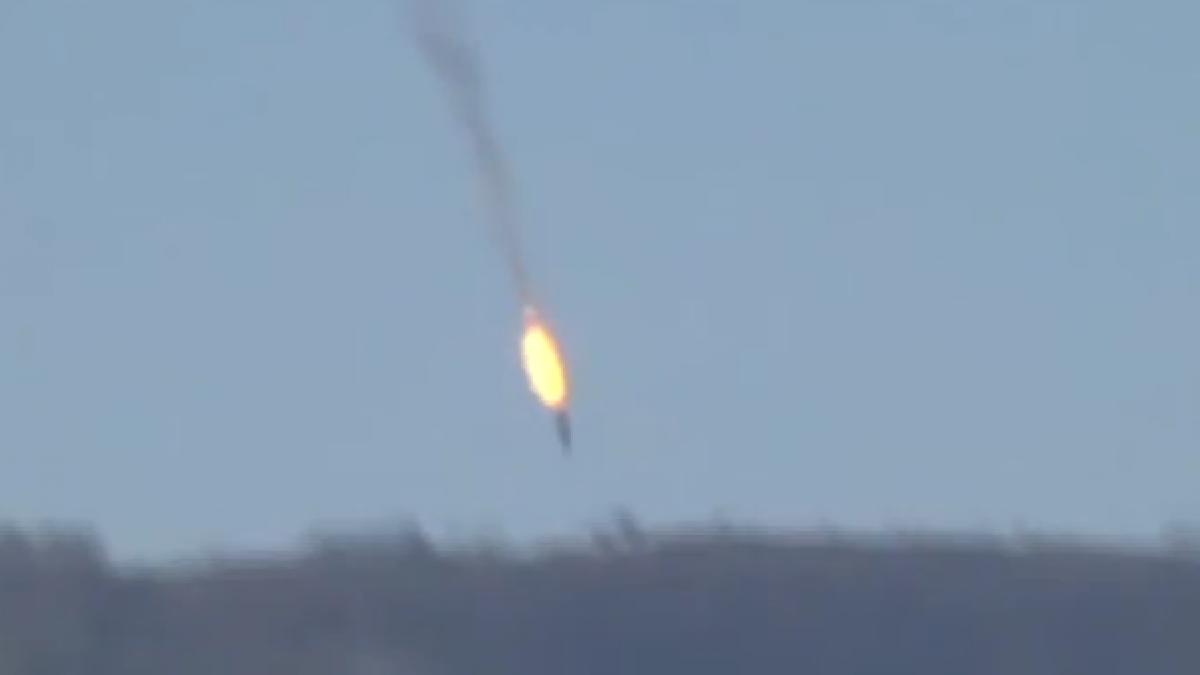 video su 24 rusesc doborat de turcia moscova insista ca aparatul se afla in spatiul siriei ankara sustine ca a trimis 10 avertismente in 5 minute
