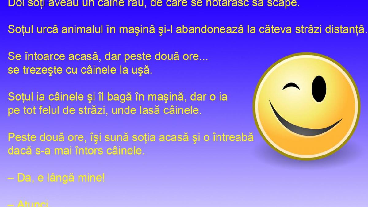 BANCUL ZILEI. Atenţie, câine rău şi stăpân prost!