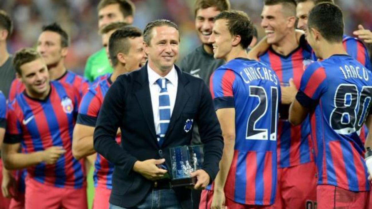 Reghecampf a semnat cu Steaua: Obiectivul meu e câştigarea titlului, va fi o foarte mare provocare