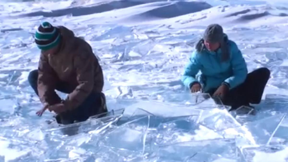VIDEO - Cât de muzical este lacul siberian Baikal