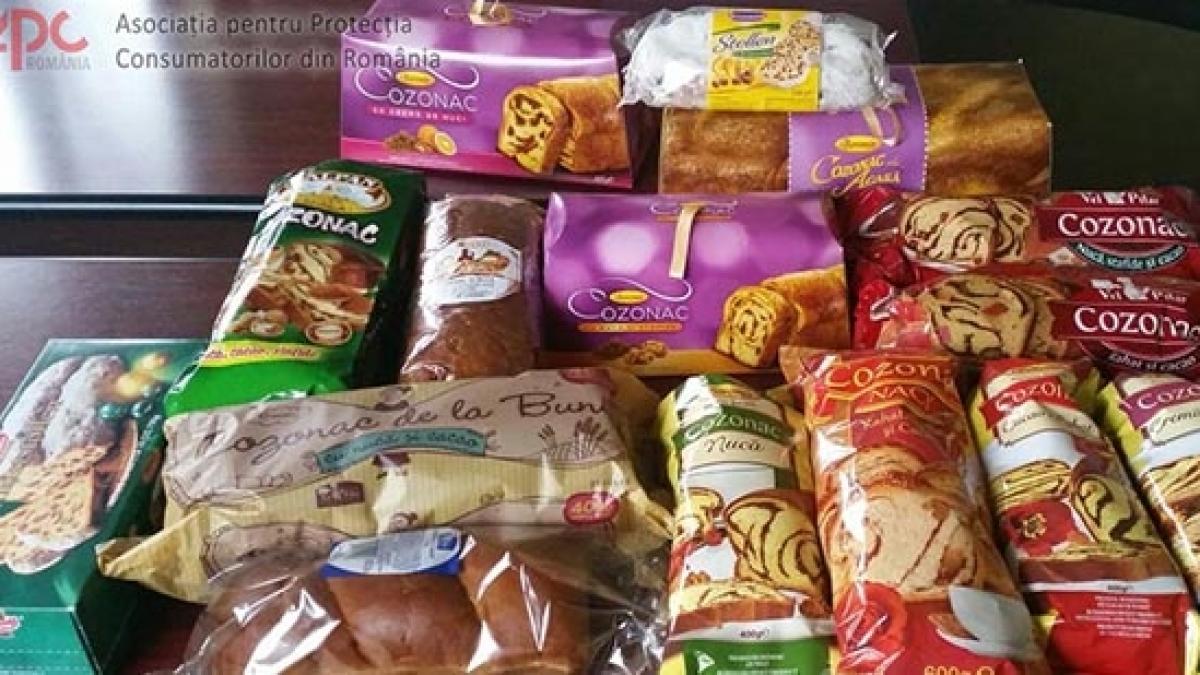 Cozonaci cu gust de cauciuc! Cei din magazine sunt plin de E-uri