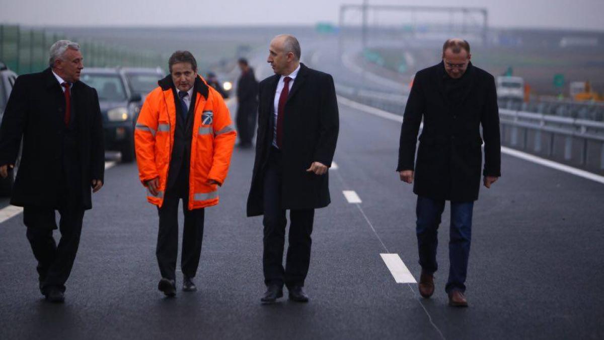 Ministrul Costescu: Lotul timişean de autostradă este recepţionabil 