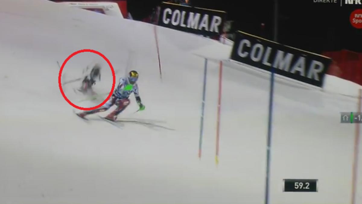 Schi alpin: Marcel Hirscher a evitat la "mustaţă" să fie lovit de o dronă 