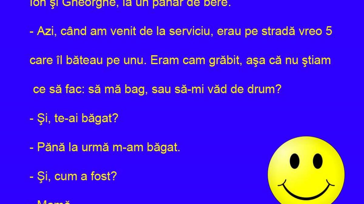 BANCUL ZILEI: Facerea de bine... 