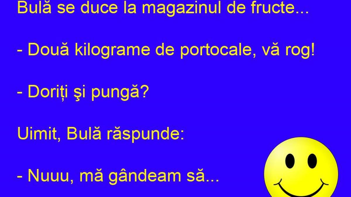 BANCUL ZILEI: Portocala mecanică!