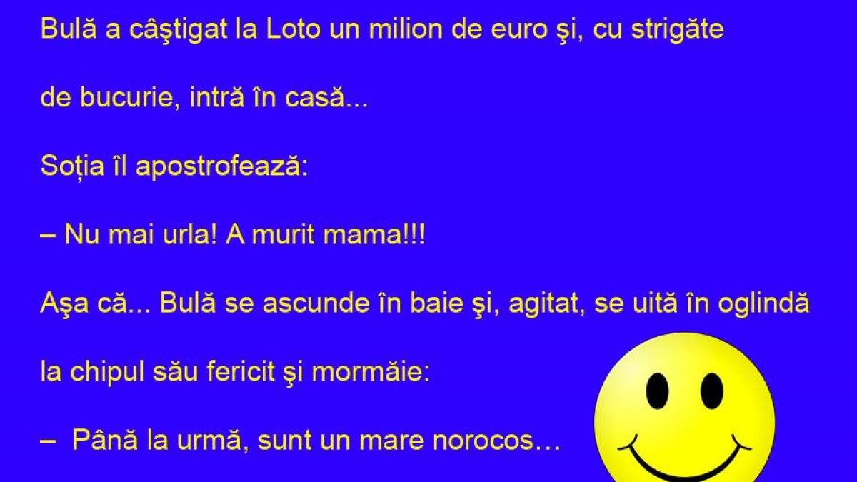 BANCUL ZILEI: Un bilet la Loto, câștig dublu