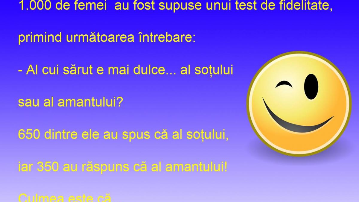 BANCUL ZILEI: Test de fidelitate pentru femei, util pentru bărbaţi!