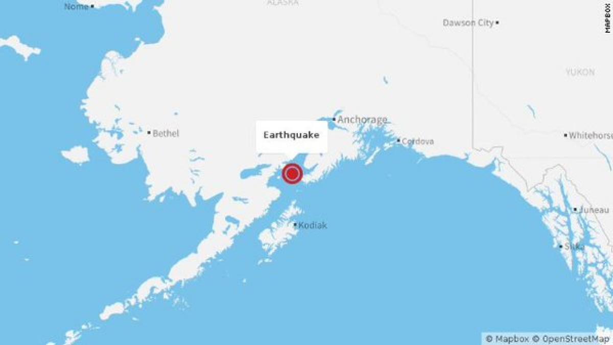 CUTREMUR PUTERNIC în sudul statului Alaska