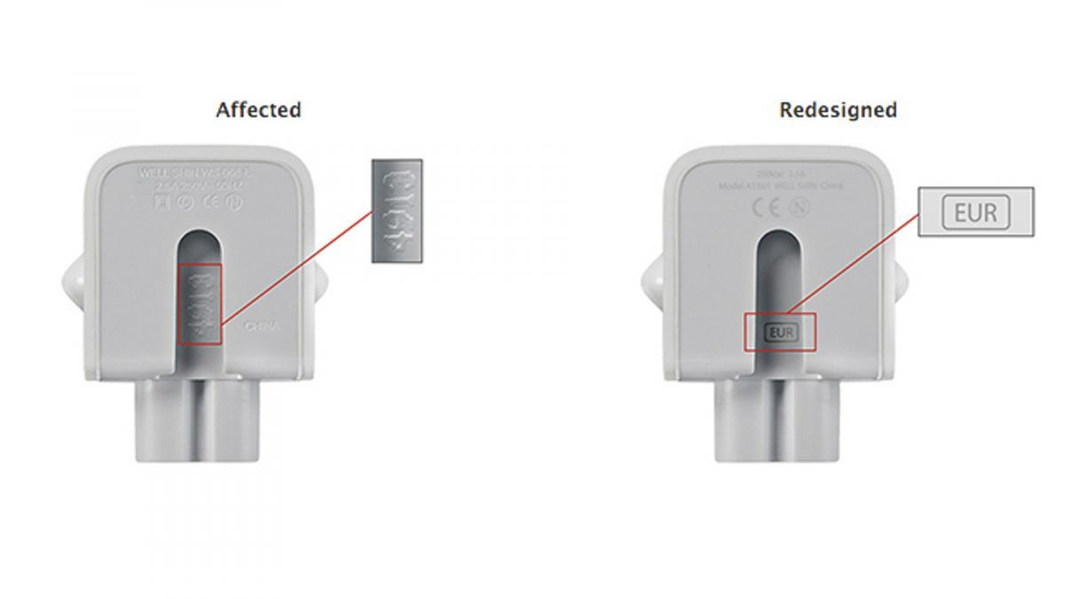 Apple recheamă milioane de adaptoare de priză