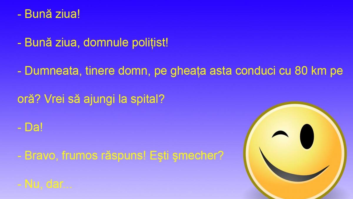 BANCUL ZILEI: Polițist-gheață-spital, trioul demențial!