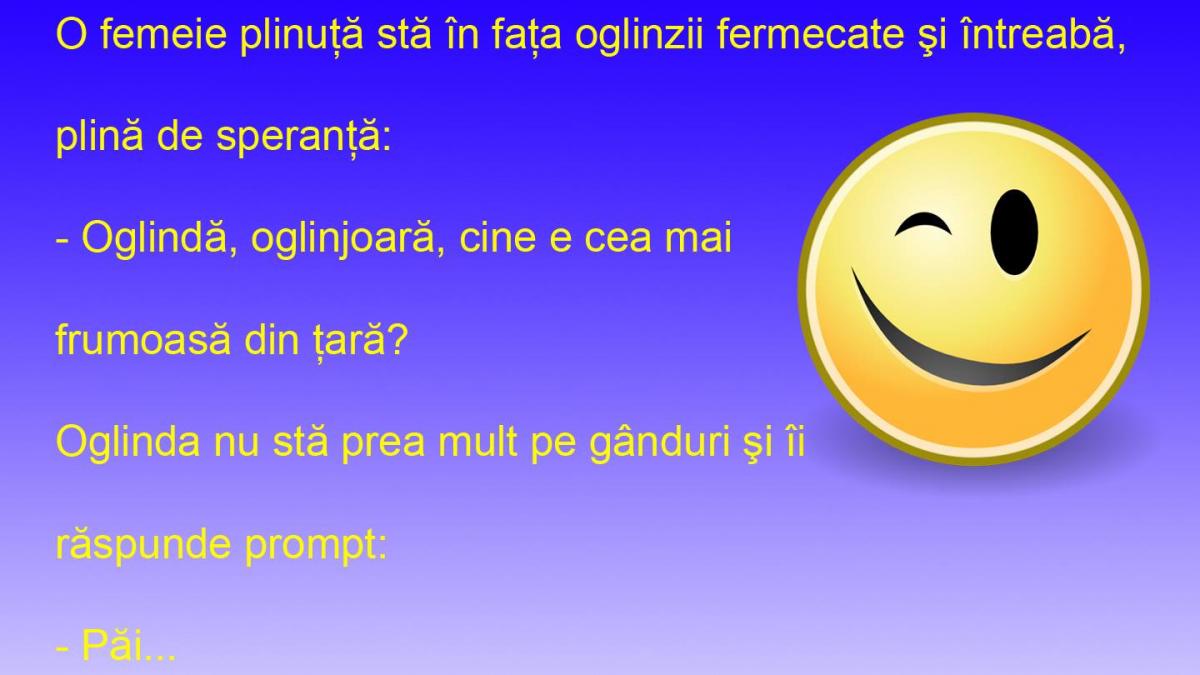 BANCUL ZILEI: Oglinda fermecată nu minte niciodată, dar adevărul doare câteodată!