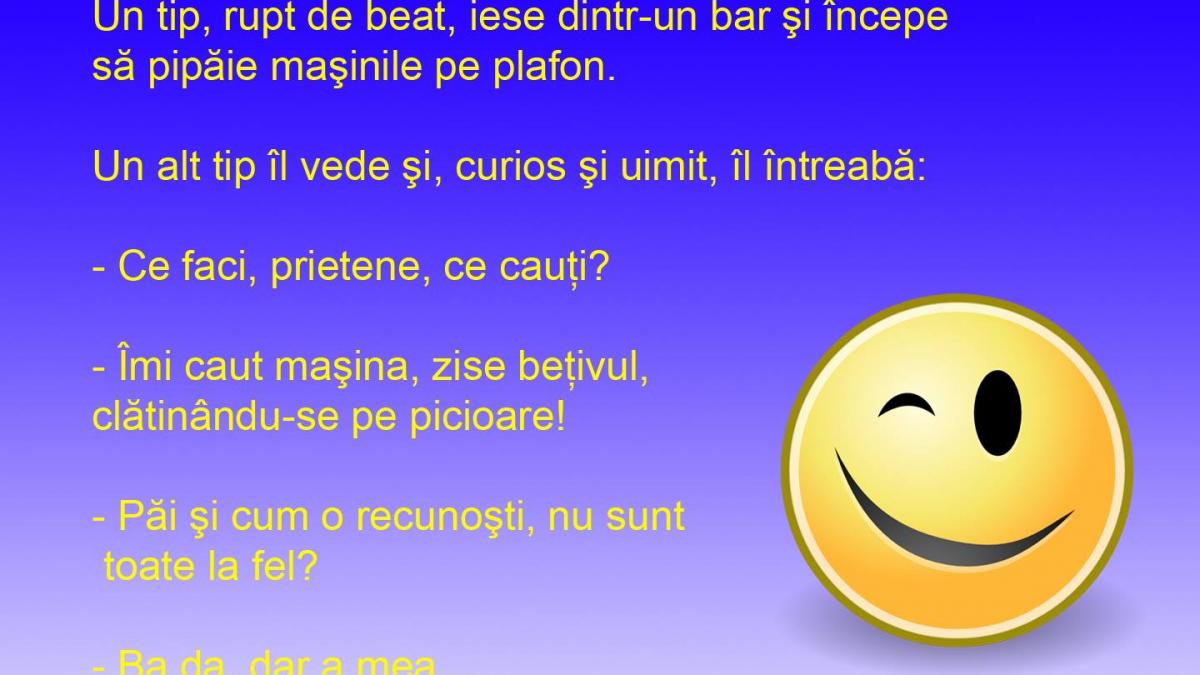 BANCUL ZILEI: Metodă de căutat maşina, când eşti beat!
