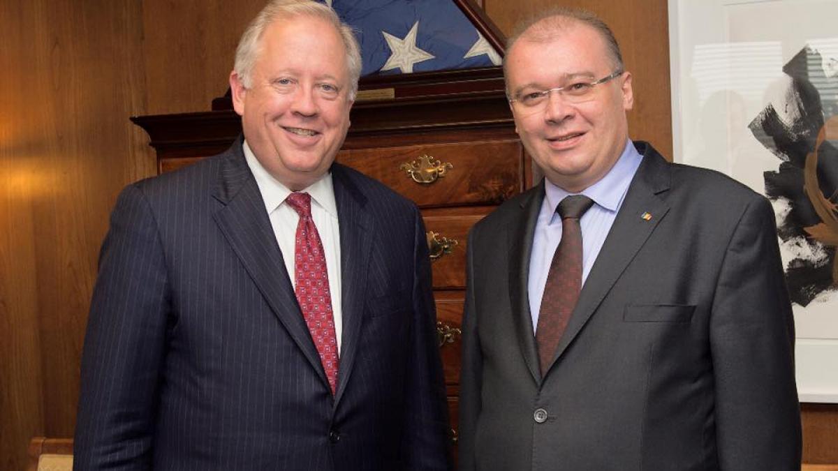 Dan MIHALACHE la Washington . POZIȚIILE INTERLOCUTORILOR ÎN IERARHIA DEPARTAMENTULUI DE STAT