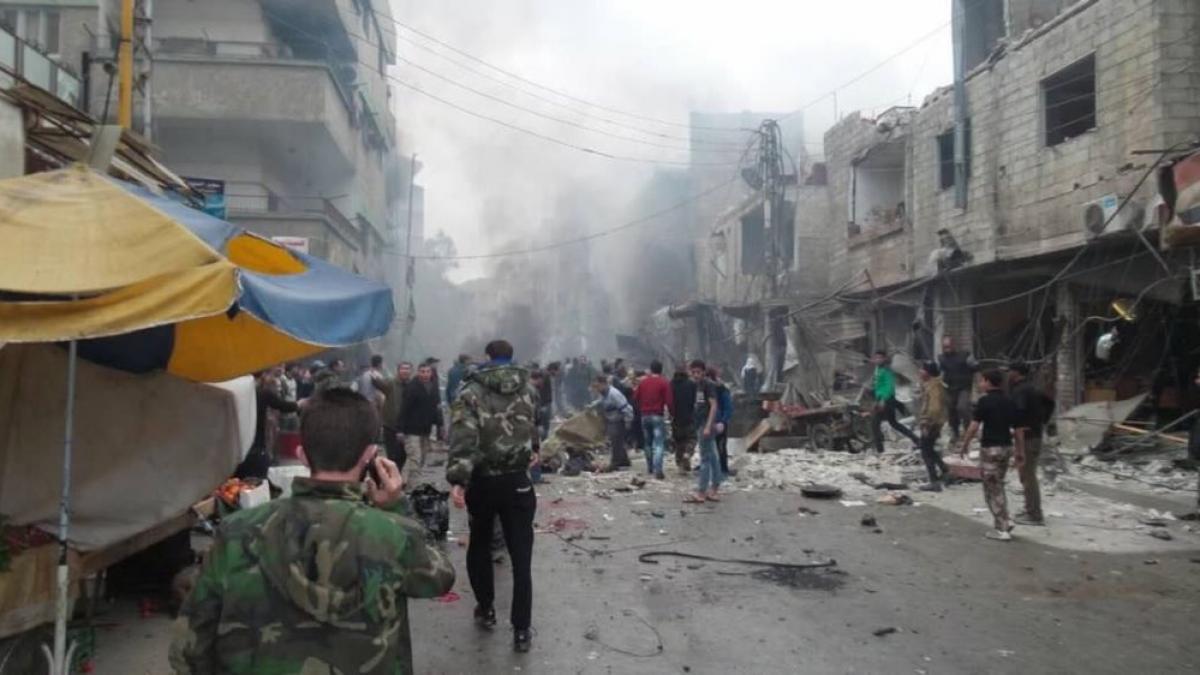 video siria cel putin 120 de morti in apropiere de damasc in cel mai sangeros atentat din 2011
