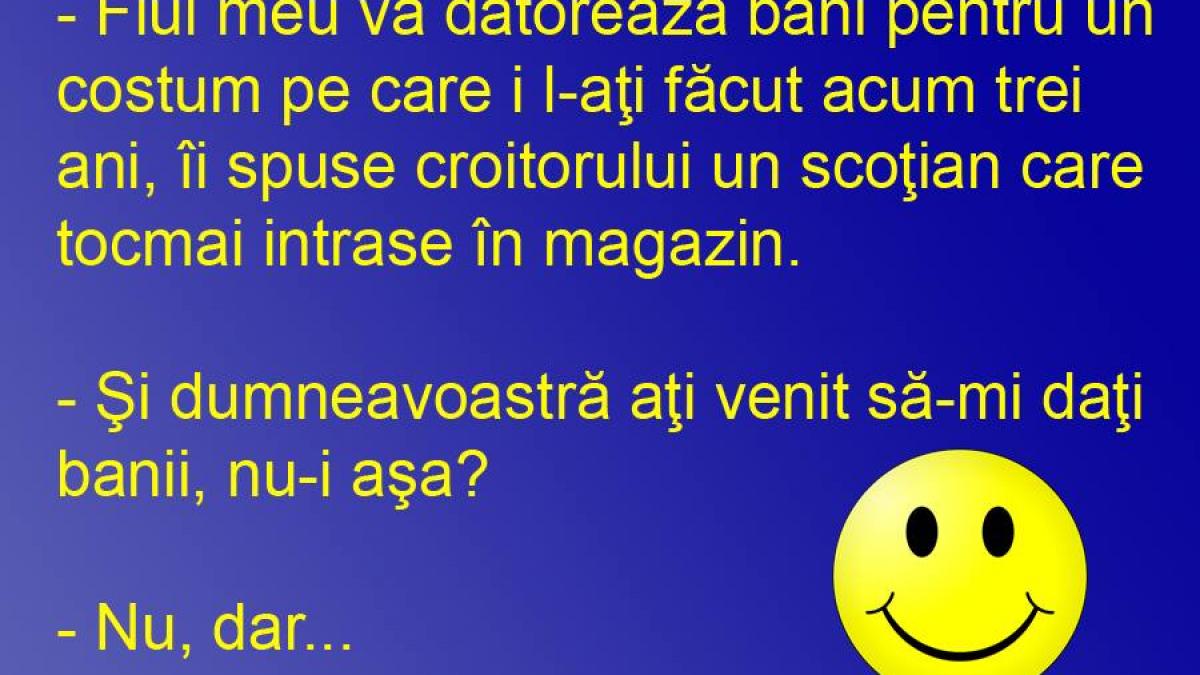BANCUL ZILEI: Cum e scoţianu'... e şi pistolu' 