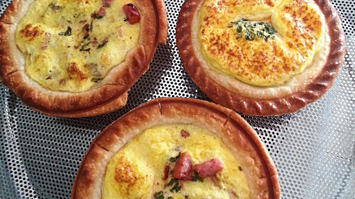 Quiche sau tartă cu praz şi şuncă