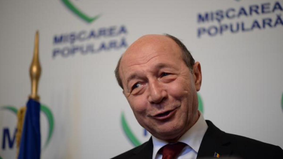 Traian Băsescu: Obiectivul de țară al partidului nostru e unirea României cu Republica Moldova