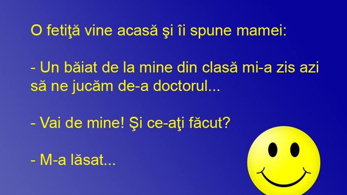 BANCUL ZILEI: Doi copii s-au jucat de-a doctorul! La propriu...