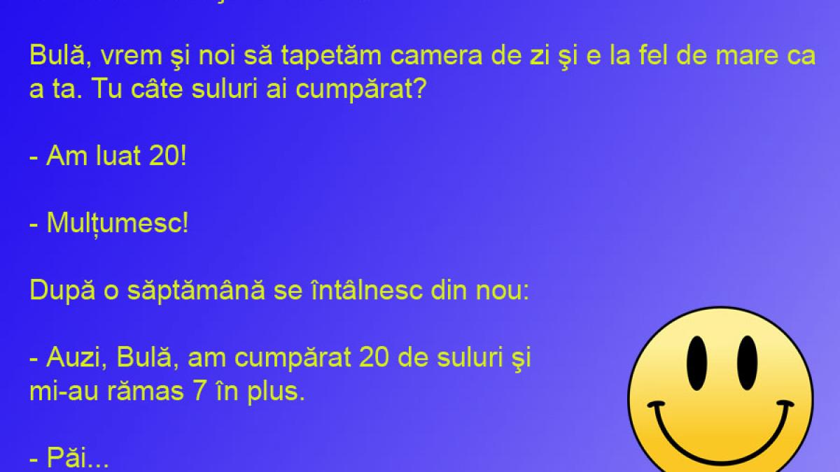 BANCUL ZILEI: Bulă minte, când n-are minte!