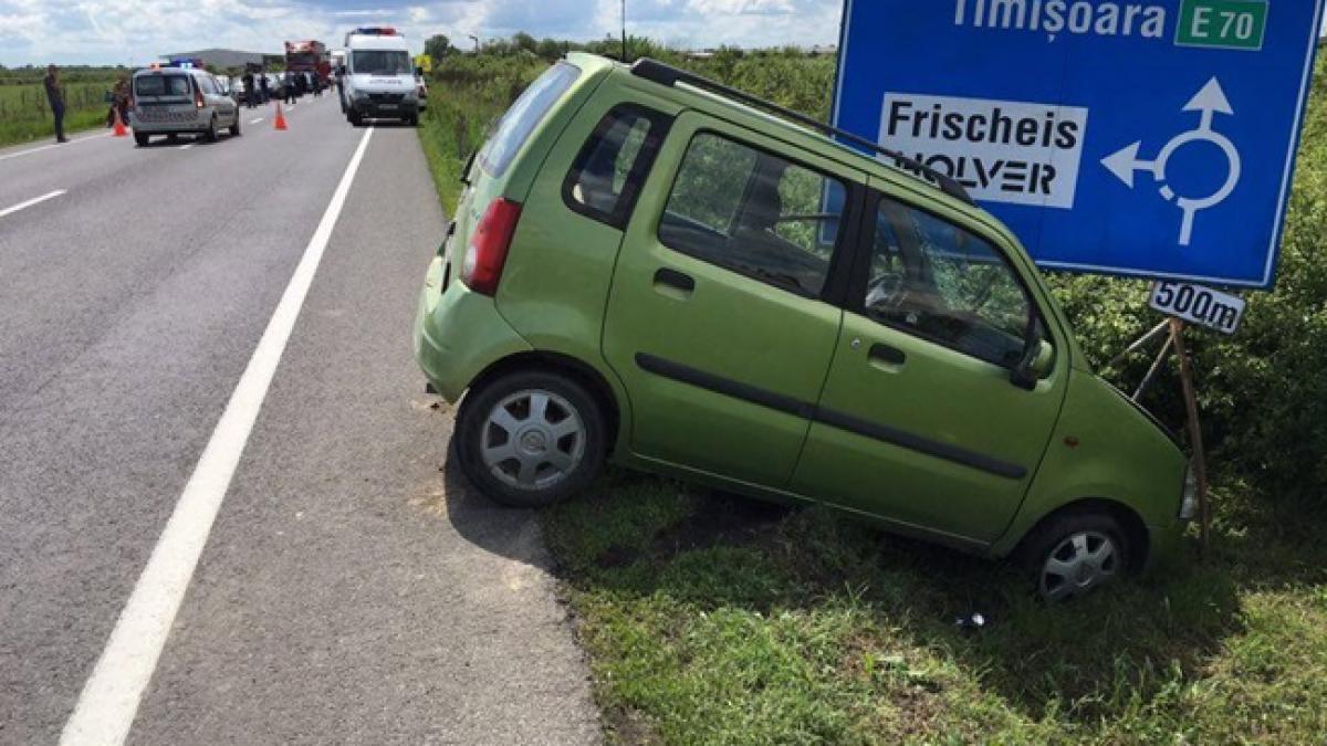 Omul de afaceri Georgică Cornu, implicat într-un accident auto lângă Timişoara