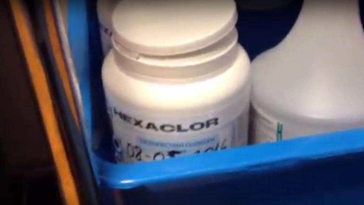 video dexinfectantii hexi pharma sunt inca folositi la spitalul judetean din suceava