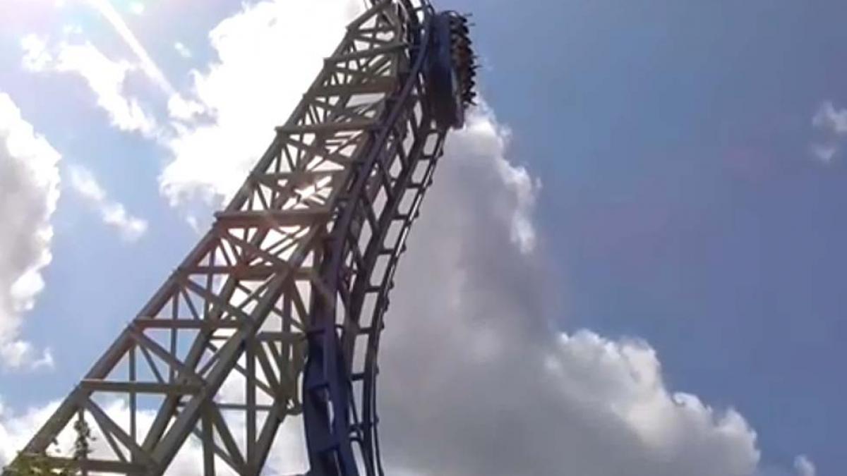 in parcul de distractii belgian walibi s a inaugurat noua atractie pulsar unica in lume
