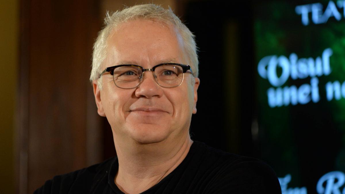 Actorul american Tim Robbins, la București
