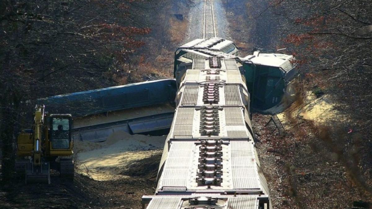 Accident feroviar in Texas. Două trenuri s-au ciocnit frontal 