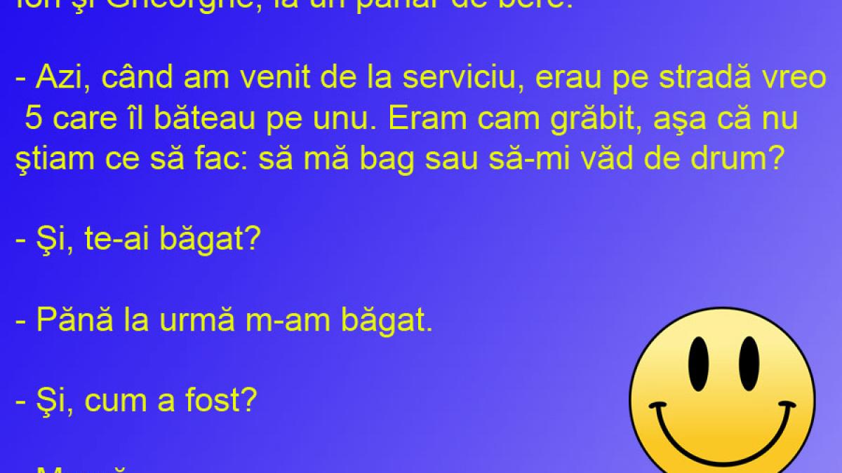 BANCUL ZILEI: Bătaia e ruptă din destin! Cum ţi-e norocu'...