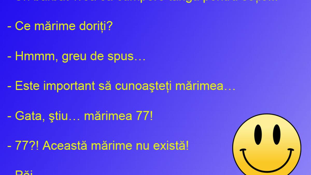 BANCUL ZILEI: Legătura dintre lenjeria intimă şi diagonala TV